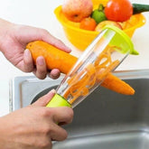 New Arrivals Vegetable Fruit Peeler with Rubbish Box Kitchen Accessories Kitchen Gadgets Creative Storage Paring Knife